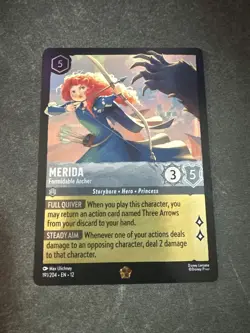 Merida, Formidable Archer - Foil - Mint- Legendary - 191/204 - Disney Lorcana - Image 1