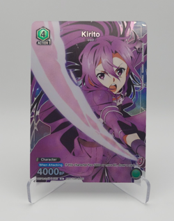Kirito Silver SAO-1-085 Union Arena Promotional Cards English - Image 1