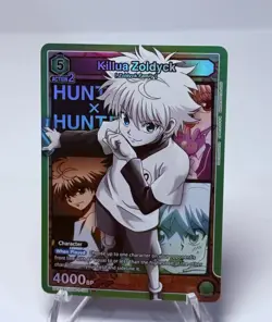 Union Arena Hunter X Hunter Killua Zoldyck HTR-1-106 SR Foil NM - Image 1