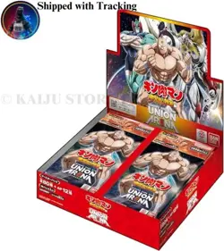 Bandai Union Arena Booster Pack Kinnikuman Perfect Origin UA39BT Box - Image 1