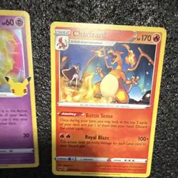 Pokemon Holo Card Lot Blastoise V, Houndoom, Mew, Charizard English SWSH101 TG10 - Image 4