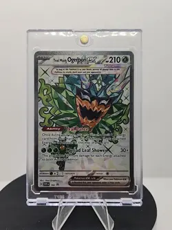 Pokemon Teal Mask Ogerpon ex SVP EN 166 Scarlet & Violet Black Star Promo Card - Image 1