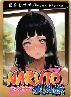 HYUGA HINATA NARUTO CARD COLLECTION Holographic Collectible Card - Image 2