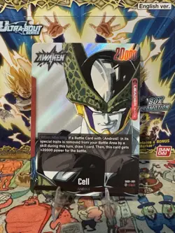 Cell SB01-001 Leader Manga Booster 01 - Dragon Ball Fusion World English Card NM - Image 1