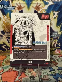 Cell SB01-001 Leader Manga Booster 01 - Dragon Ball Fusion World English Card NM - Image 2