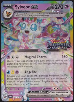 Sylveon ex - (Prismatic Evolutions Stamp) 041/131 Miscellaneous Cards & Products - Image 1