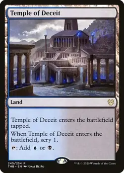 2x Temple of Deceit Theros Beyond Death NM MTG - Image 1