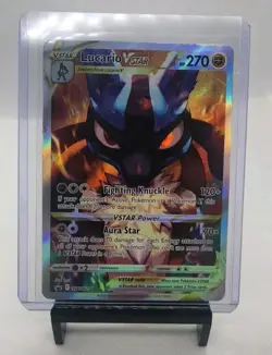 Pokemon Card - Lucario VSTAR Sword & Shield Promo SWSH291 Holo Promo - Image 1