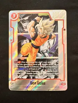 Bandai Foil Son Goku SB02-005 Evolve Battle Card Dragon Ball Super Card Game - Image 1
