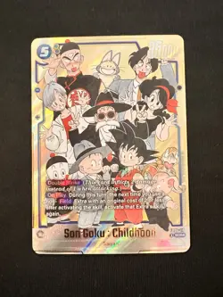 Bandai Foil Son Goku: Childhood FB06-119 Dragon Ball Super Card Game - Image 1