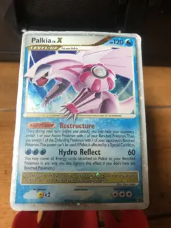 Palkia LV. X DP18 Holo Black Star Promo Pokemon Card TCG Diamond & Pearl MP - Image 1