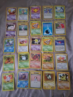 Pokemon TCG Card Lot Of 86 (Vintage)- Non-Holo MP-NM. - Image 1