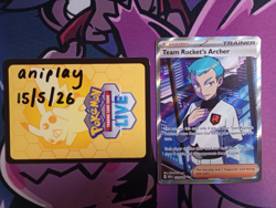 Team Rocket's Archer 223/182 Ultra Rare Holo Destined Rivals Near Mint Card - Image 1