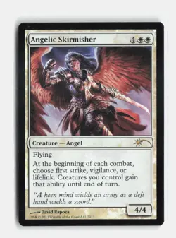 Angelic Skirmisher A11 Foil Media Promos MTG NM - Image 1