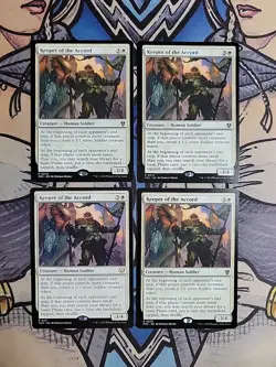 4x Keeper of the Accord - NM/M Mixed Commander MKC MOC MTG Magic - Image 1