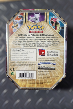 POKEMON 2016 XY Triple Power Mewtwo EX - Factory Sealed Collector Tin 820650801020 - Image 4