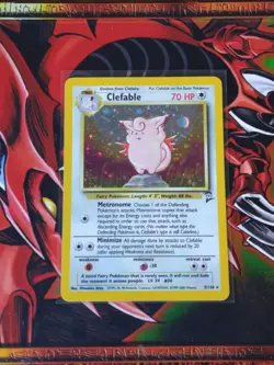 Clefable - 5/130 - Holo Rare - Base Set 2 Pokemon TCG LP - Image 1