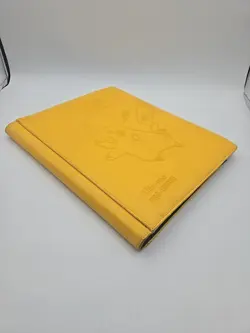 Ultra Pro PRO Binder - Yellow Pikachu - Leather - 9 Pocket - 2019 - Pokemon Co. - Image 3