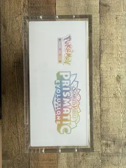 Prismatic Evolutions Pokemon Center Elite Trainer Box ETB New & Sealed + Case - Image 5