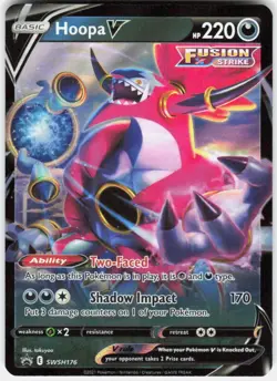 Hoopa V SWSH176 Holo Promo Sword & Shield Promo Pokemon Near Mint - Image 1