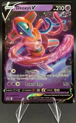 Pokemon - Deoxys V SWSH266 SWSH: Sword & Shield Promo Card - NM - Image 1