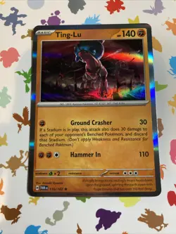 Ting-Lu 110/167 Holo Rare Scarlet & Violet: Twilight Masquerade Pokemon TCG - Image 1