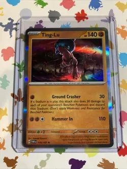 Ting-Lu 110/167 Holo Rare Scarlet & Violet: Twilight Masquerade Pokemon TCG - Image 3