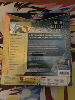 Pokemon Reshiram & Charizard GX League Battle Deck Factory Sealed Tag Team TCG - Image 2