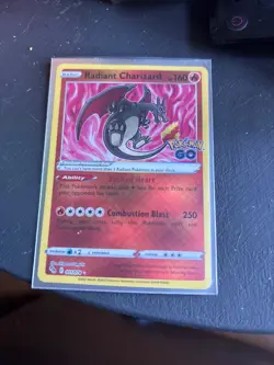 Radiant Charizard 011/078 Pokemon GO Holo - Image 1