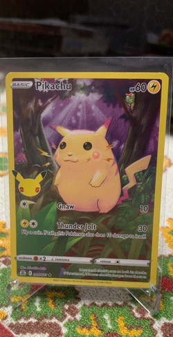 Pikachu Holo 005/025 Celebrations Pokemon Near Mint - Image 1
