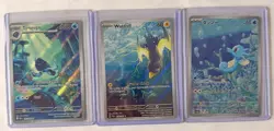 Tirtouga Wattrel Horsea Bundle x3 IR AR Pokemon TCG NM S&V Night Wanderer (JP) - Image 1