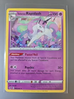 Galarian Rapidash 082/202 Sword & Shield NM Pokemon Rare - Image 1