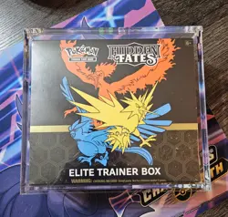 Pokemon Hidden Fates Elite Trainer Box ETB SEALED Sun & Moon + Magnetic Case - Image 1