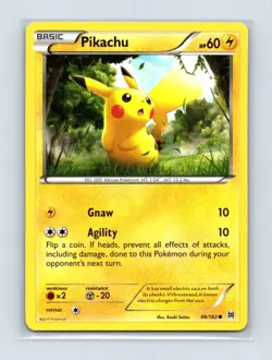 Pikachu 48/162 Common BREAKthrough Pokemon Lightly Played - Image 1