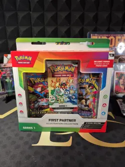 Pokemon First Partner Illustration Collection Series 1 Sealed Box - Image 1