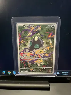 Shroodle 149/132 Mega Evolution NM Illustration Rare Pokemon TCG - Image 1