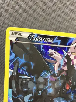 Pokemon Zekrom Full Art Promo Holo XY76 XY 120 HP Slash Voltage Storm - Image 2