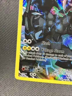 Pokemon Zekrom Full Art Promo Holo XY76 XY 120 HP Slash Voltage Storm - Image 5