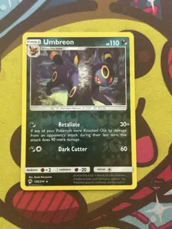 Pokemon Umbreon 120/214 - Reverse Holo - SM Lost Thunder - Light Play - Image 1