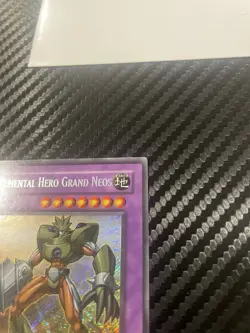 Yugioh Elemental Hero Grand Neos CT04-EN001 Limited Edition Secret Rare LP - Image 3