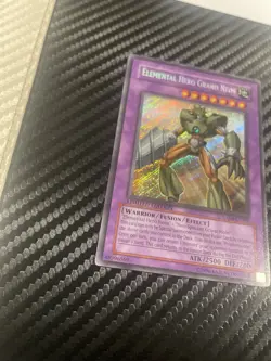 Yugioh Elemental Hero Grand Neos CT04-EN001 Limited Edition Secret Rare LP - Image 5