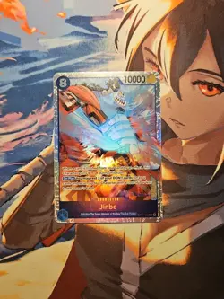 One Piece TCG Jinbe OP14-049 SR The Azure Sea's Seven English NM/M - Image 1