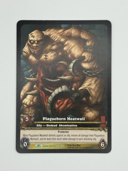 World of Warcraft TCG Dark Portal 228/319 Extended Art Plagueborn Meatwall - Image 1