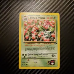 Pokemon TCG Erika's Ivysaur Gym Challenge 41/132 Unlimited Uncommon Card NM - Image 1