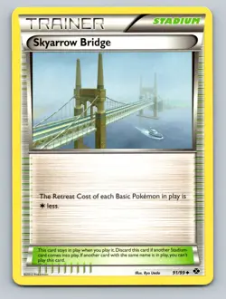Skyarrow Bridge Uncommon Next Destinies #91/99 tcg Pokemon Card NM - Image 1