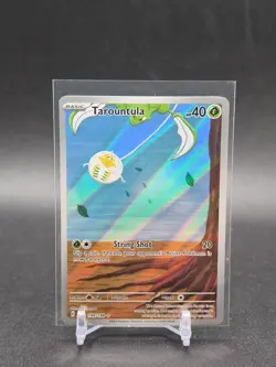 Pokemon TCG Tarountula Scarlet & Violet Base Set Holo Illustration Card 199/198 - Image 1