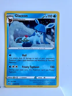 Glaceon - SWSH192 - Pokemon Sword & Shield Promo Ultra Rare Holo Card LP - Image 1