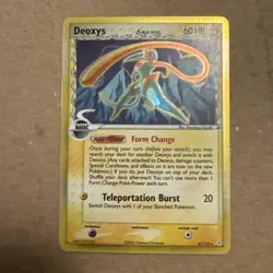Deoxys 6/110 Delta Holo Pokemon Card Speed Forme EX Holon Phantoms 2006 - Image 1
