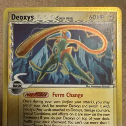 Deoxys 6/110 Delta Holo Pokemon Card Speed Forme EX Holon Phantoms 2006 - Image 2