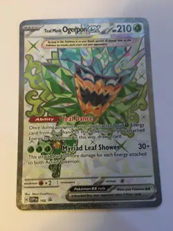Teal Mask Ogerpon ex 166 Sv: Scarlet & Violet Promo Cards Holo - Image 1